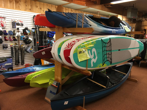 Kayaks, canoes, paddle boards at Outdoor Ventures in Hayward, WI