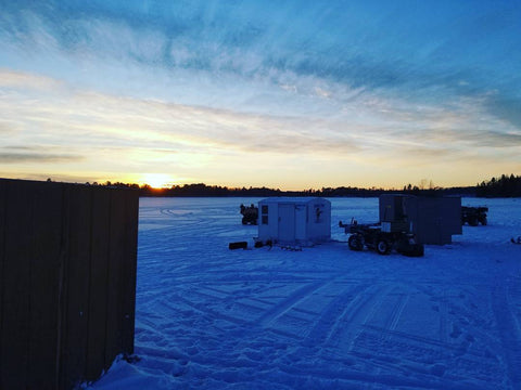 Ice Fishing with Tom Boley - Hayward, WI