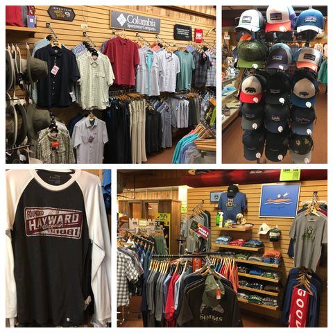 Hayward Shirts, Life Is Good, Brand Name Hats & Shirts, Simms, Patagonia, North Face, Merrell & More