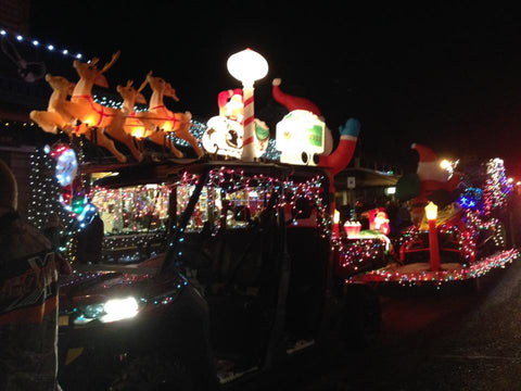 Start Your Engines Light Parade - A Lure of Lights - Hayward WI Celebration