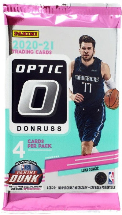2020-21 Panini Donruss Optic NBA Basketball Mega Box - 40 Cards