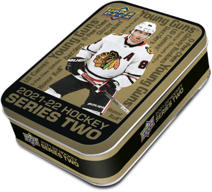 2021-22 Upper Deck Series 2 Hockey Cards Tin