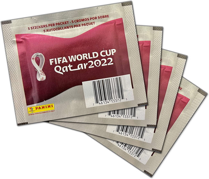 2022 Panini FIFA World Cup Soccer Sticker Box + Sticker Album
