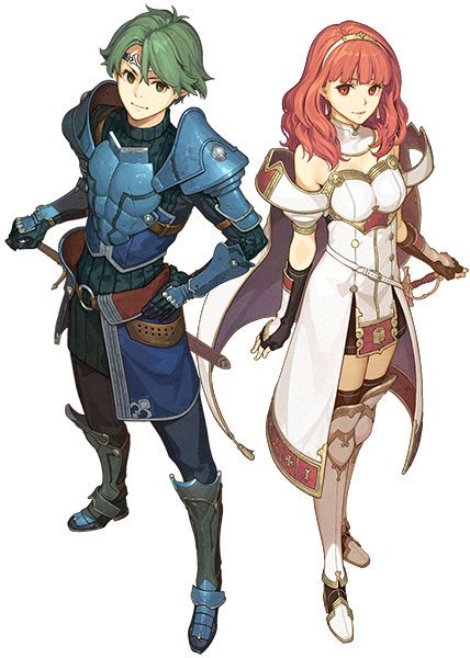 Alm & Celica Amiibo 2-Pack - Fire Emblem Series