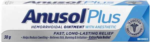 Anusol Plus Hemorrhoidal Ointment with Anesthetic - 30g