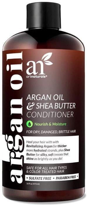 Artnaturals Organic Moroccan Argan Oil Shampoo and Conditioner Set - 2x 473mL / 16 Fl Oz