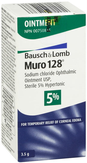 Bausch & Lomb Muro 128 5% Ointment - 3.5 g / 8 Oz