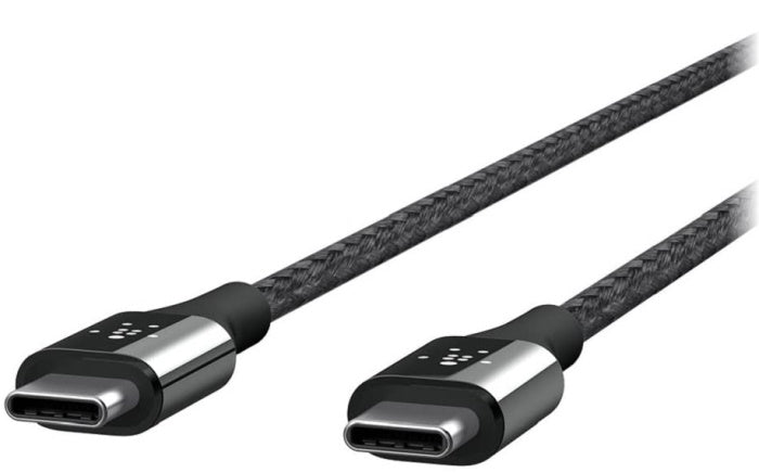 Belkin MIXIT DuraTek Kevlar 4' USB-C to USB-C Cable - Black