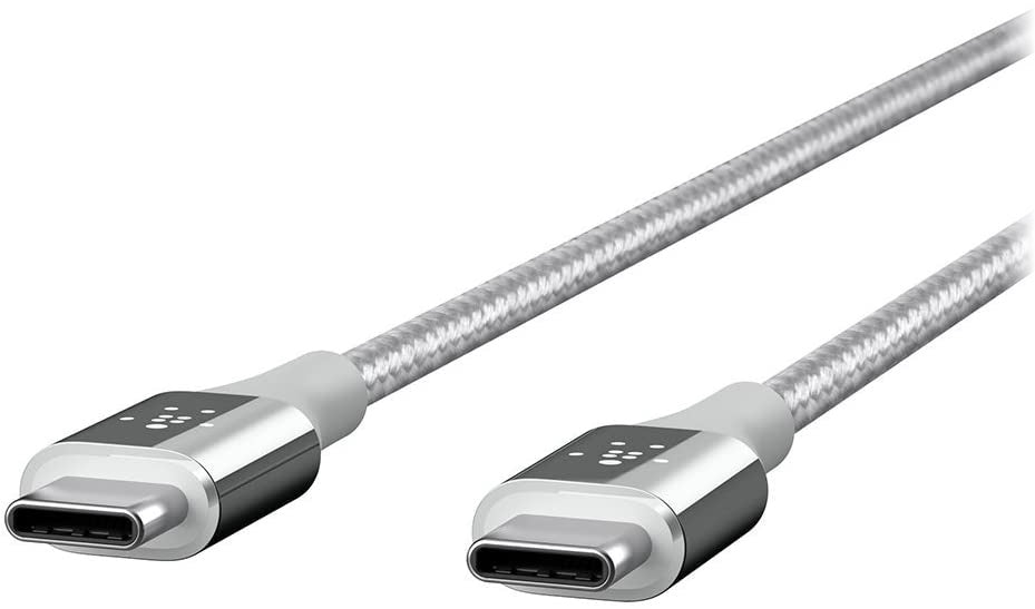 Belkin MIXIT DuraTek Kevlar 4' USB-C to USB-C Cable - Silver