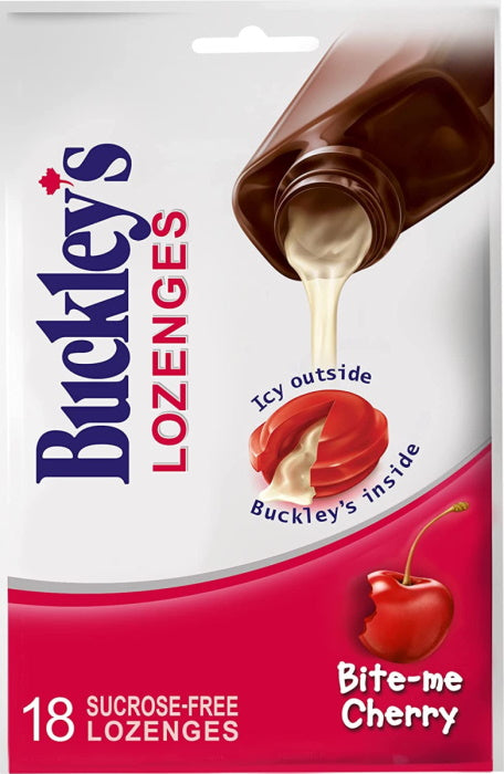 Buckley's Cough Lozenges - Bite-Me-Cherry - 18 Count