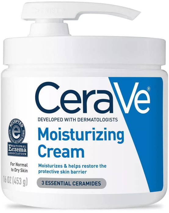 CeraVe Moisturizing Cream for Normal To Dry Skin with Pump - 453g / 16 Oz