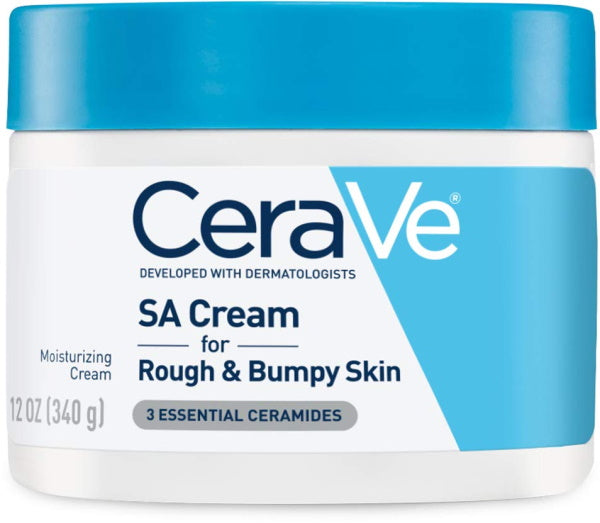 CeraVe SA Cream for Rough and Bumpy Skin - Moisturizer with Salicylic Acid - 340g / 12oz