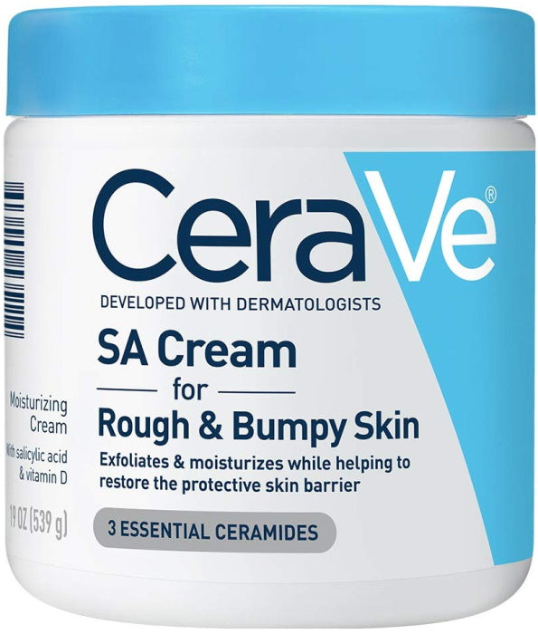 CeraVe SA Cream for Rough and Bumpy Skin - Moisturizer with Salicylic Acid - 539g / 19 oz