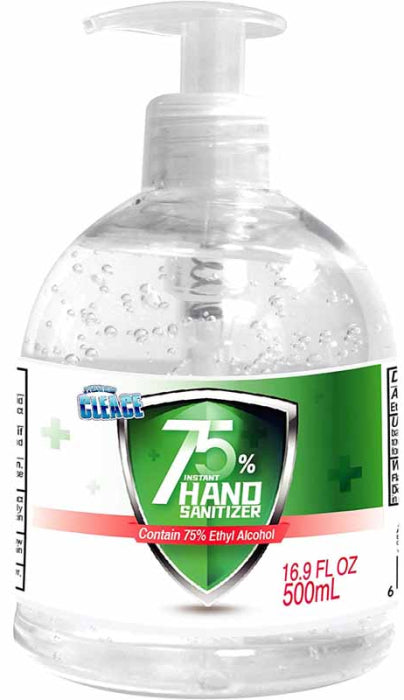 Cleace 75% Alcohol Hand Sanitizer - 500mL