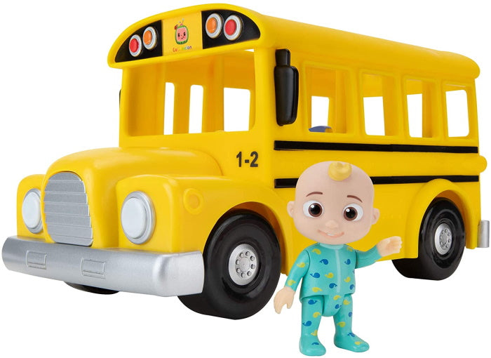 Cocomelon Musical Yellow School Bus with JJ Figure