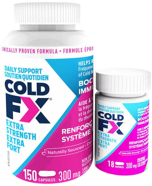 Cold-FX 300mg Extra Strength - 150 + 18 Capsules Value Pack