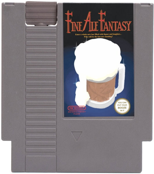 Concealable NES Entertainment Flask - Fine Ale Fantays