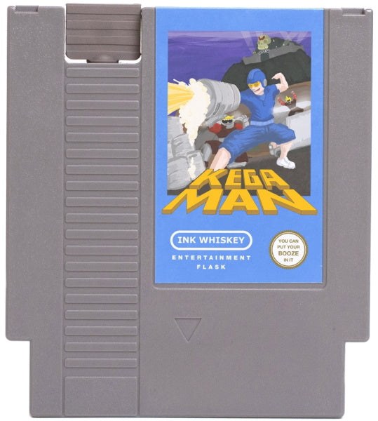 Concealable NES Entertainment Flask - Kega Man