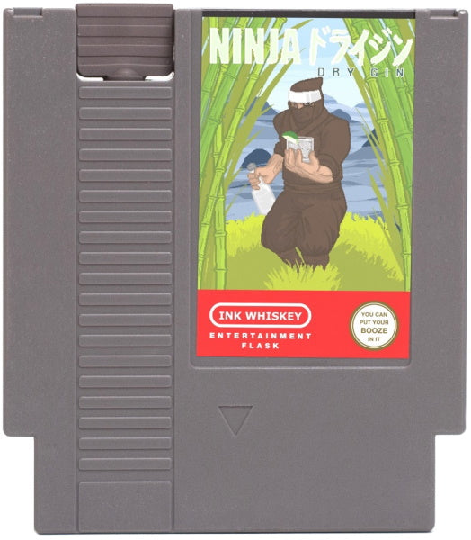 Concealable NES Entertainment Flask - Ninja Dry Gin