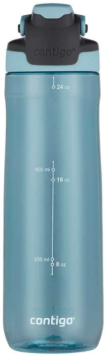 Contigo AutoSeal Tritan Water Bottles - 3 Pack - Blue, Red, Grey