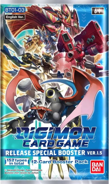 Digimon Card Game: Release Special Booster Ver.1.5 (BT01-03) Booster Box - 24 Packs