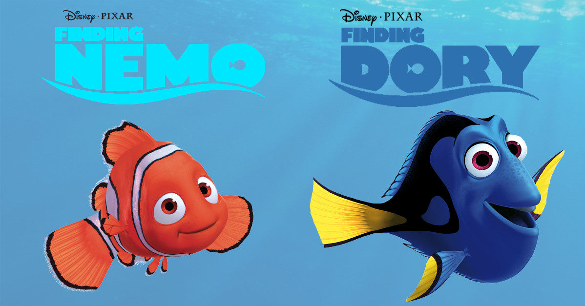 Disney Pixar Finding Nemo + Finding Dory Double Pack