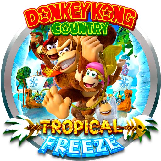 Donkey kong country tropical. Donkey Kong Country: Tropical Freeze. Donkey Kong Country Tropical Freeze Art. Donkey Kong Country: Tropical Freeze логотип. Donkey Kong Country Returns logo.