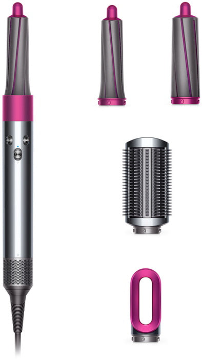 Dyson Airwrap Hair Styler Smooth + Control - Fuchsia/Iron