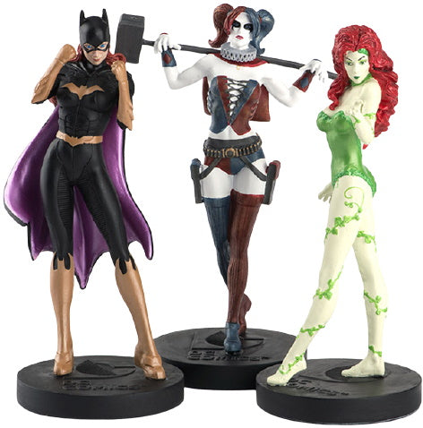 Eaglemoss DC Masterpiece Collection #2: Femme Fatales Figurine Set - Batgirl, Harley Quinn, Poison Ivy