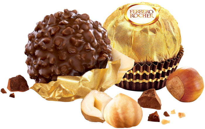 Ferrero Rocher Hazelnut Chocolates Gift Box - 48-Count - 600g / 21.2 Oz