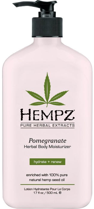Hempz Pomegranate Herbal Body Moisturizer - 500mL