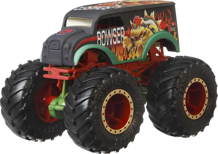 Hot Wheels Monster Trucks 1:64 Super Mario Themed Vehicle - Bowser
