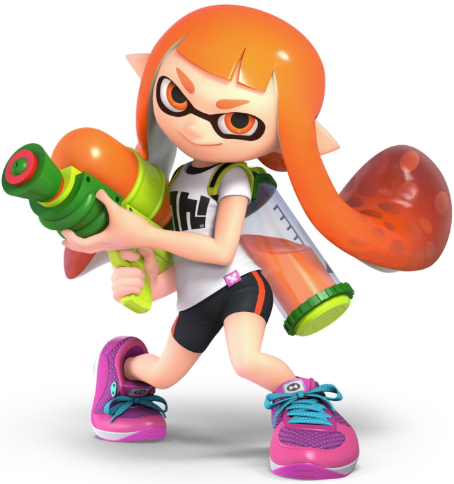 Inkling Girl + Squid + Boy Amiibo 3-Pack - Splatoon Series