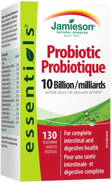 Jamieson 10 Billion Active Cells Probiotic Capsules - 130-Count