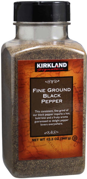 Kirkland Signature Fine Ground Black Pepper - 348g / 12.3 Oz