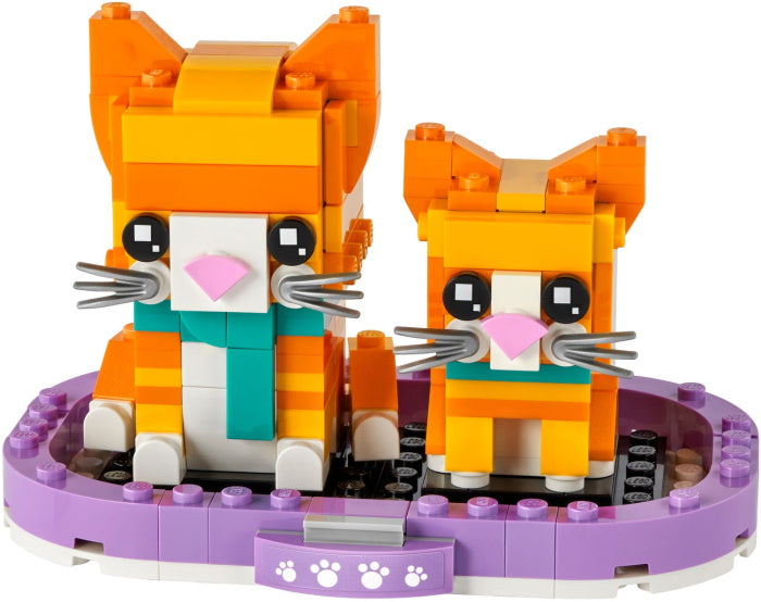 LEGO BrickHeadz: Ginger Tabby Building Set - 40480