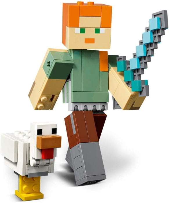 LEGO Minecraft: Alex BigFig with Chicken Building Set - 21149