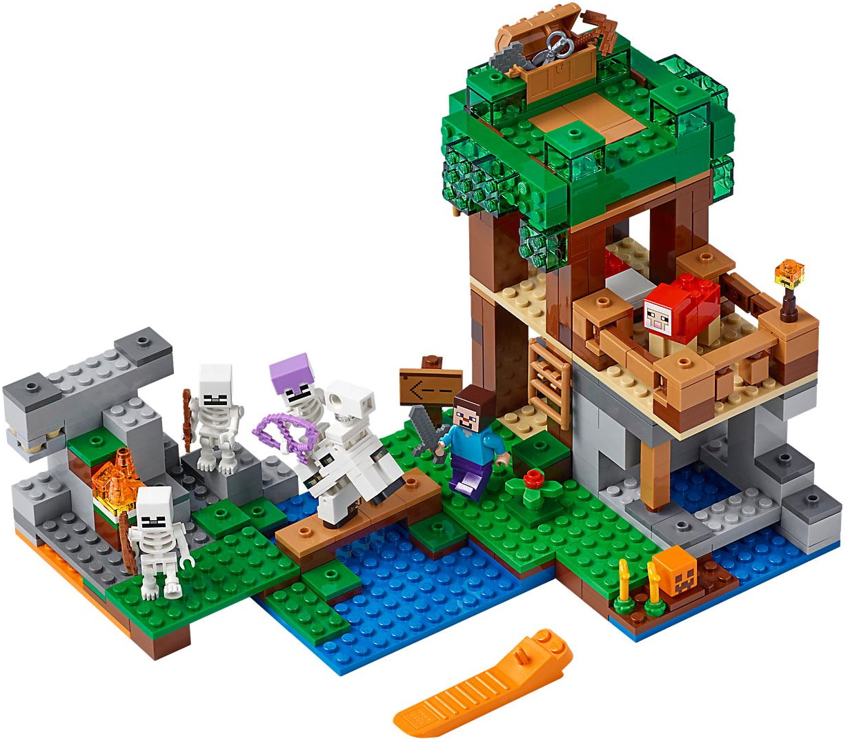 LEGO Minecraft: The Skeleton Attack Building Set - 21146