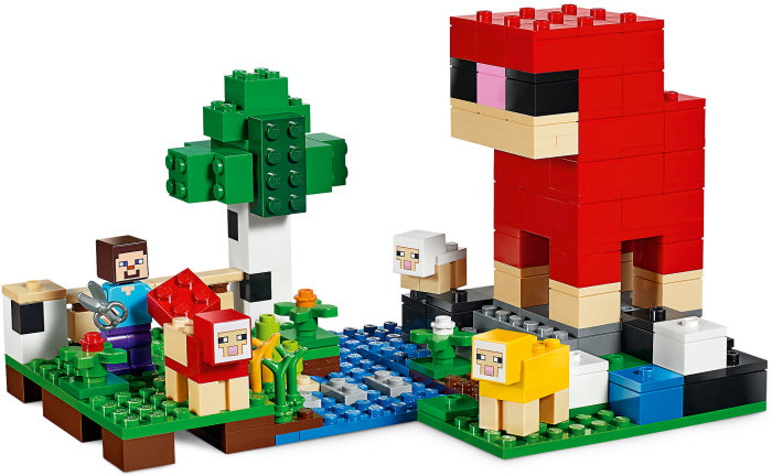 LEGO Minecraft: The Wool Farm Building Set - 21153