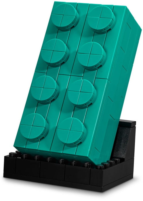 LEGO VIP: 2×4 Teal Buildable Brick Building Set - 6346101