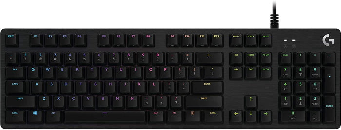 Logitech G512 SE Lightsync RGB Mechanical Gaming Keyboard with USB Passthrough - Black