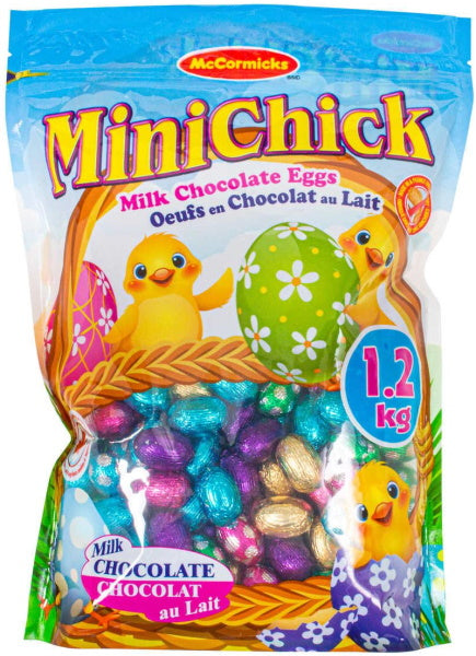 McCormicks MiniChick Milk Chocolate Easter Eggs - 1.2 Kg