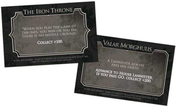 Monopoly: Game of Thrones - Collector's Edition