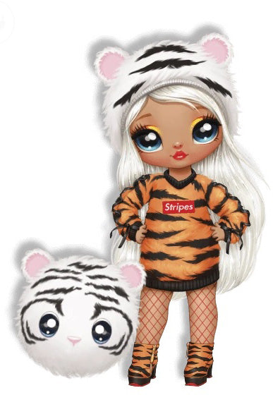 Na! Na! Na! Surprise 2-in-1 Fashion Doll and Plush Purse Series 4 - Bianca Bengal