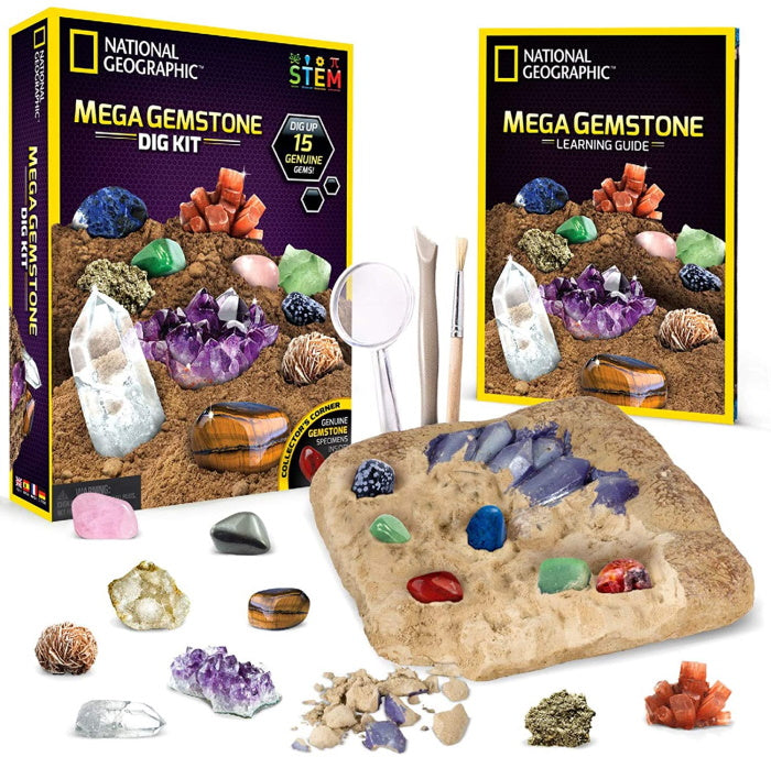 National Geographic Mega Gemstone Dig Kit