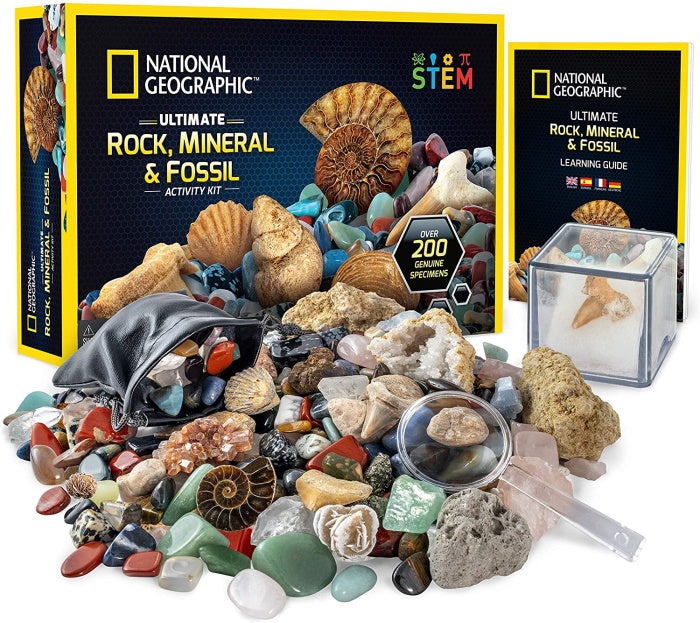 National Geographic Ultimate Rock, Mineral and Fossil Activity Kit