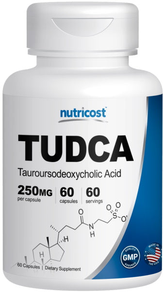Nutricost Tudca (Tauroursodeoxycholic Acid) 250mg - 60 Capsules