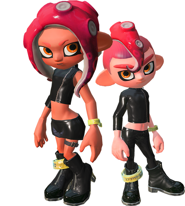 Octoling Boy + Octopus + Girl Amiibo 3-Pack - Splatoon Series