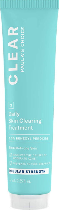 Paula's Choice Clear Regular Strength Daily Skin Clearing Treatment with 2.5% Benzoyl Peroxide - 67mL / 2.25 fl oz