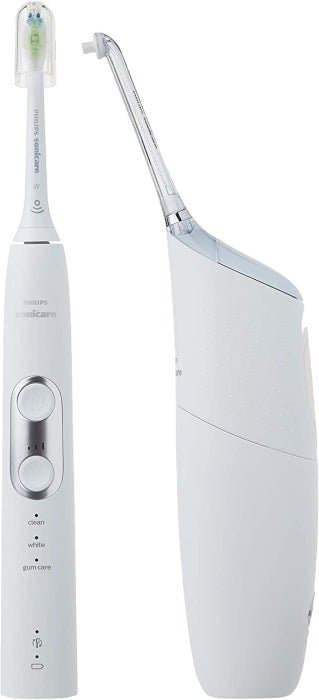 Philips Sonicare ProtectiveClean 6100 Rechargeable Electric Toothbrush - White - w/ Airfloss Pro HX8492/72